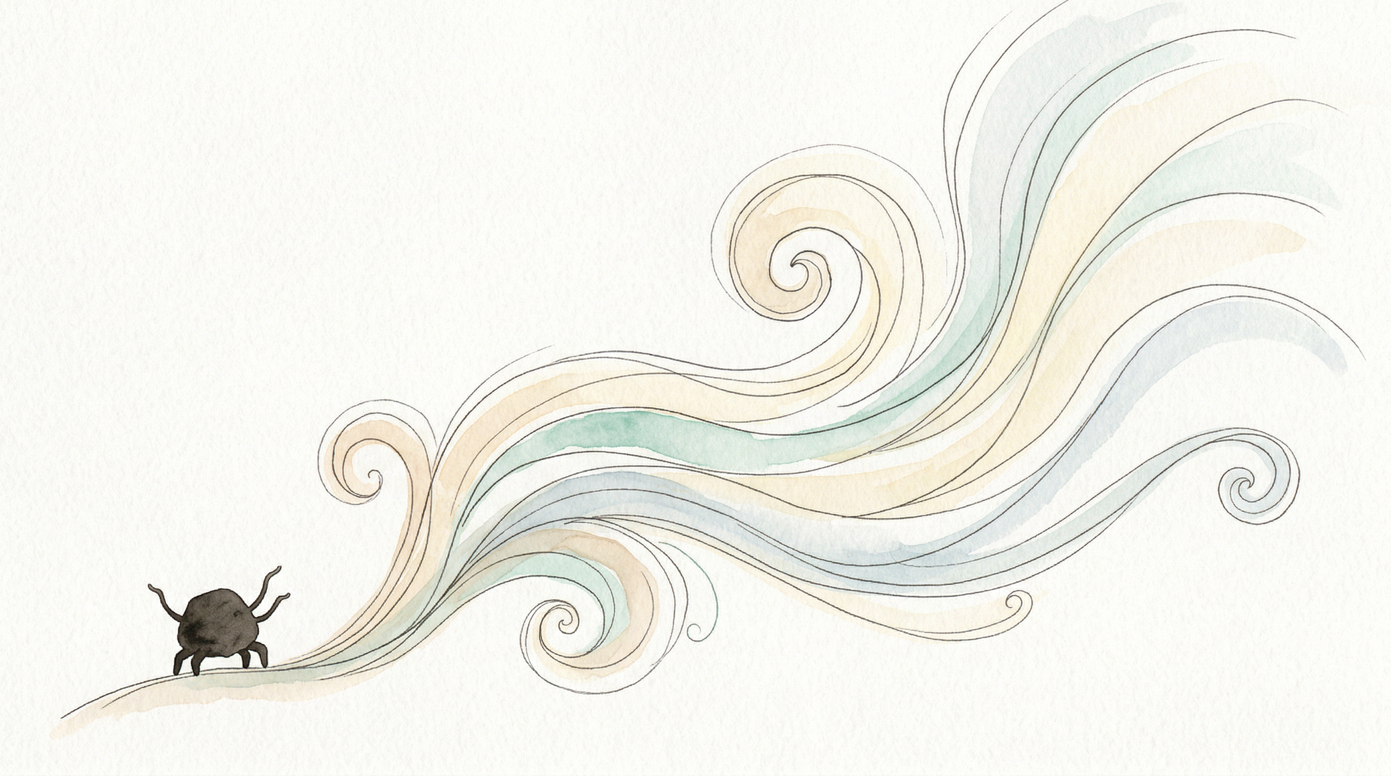 Abstract music waves